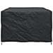 Copertura per mobili da esterno Nero 210 x 130 x 70 cm 600D - Foto miniatura 5