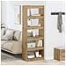 Armadio per Libri rovere artigianale 60 x 30 x 166 cm - Foto miniatura 2