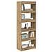 Armadio per Libri rovere artigianale 60 x 30 x 166 cm - Foto miniatura 3