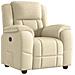 Poltrona Reclinabile in Tessuto Crema - Foto miniatura 1