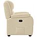 Poltrona Reclinabile in Tessuto Crema - Foto miniatura 4