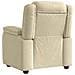 Poltrona Reclinabile in Tessuto Crema - Foto miniatura 5
