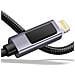 Cavo 3a Ricarica E Sincronizzazione Usb-c A Lightning 30w 1m Con Schermo Led, Nero - Foto miniatura 4