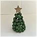 Miniatura Albero Di Natale Con Perline - Decorazione Festiva Da Tavolo Green - Foto miniatura 3