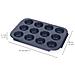 Teglia Per Dodici Muffin Nest Bake Antiaderente Con Manici Ergonomici Rivestimento Resistente Facile Da Pulire E Impilabile - Foto miniatura 2