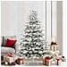 Albero di Natale Artificiale con Rami Pieghevoli Bianco 210 cm - Foto miniatura 2