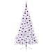 Albero di Natale artificiale Bianco 180 cm PVC e Acciaio - Foto miniatura 3
