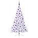 Albero di Natale artificiale Bianco 180 cm PVC e Acciaio - Foto miniatura 4