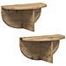 Scaffale da parete 2 pcs Rovere artigianale 38 x 19 x 19 cm - Foto miniatura 1