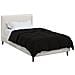 Duvet Invernale Trapuntato Nero 135 x 200 cm Microfibra - Foto miniatura 3
