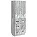 Set di armadi 2 pcs Sonoma grigio 66 x 34,5 x 87 cm - Foto miniatura 1