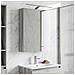 Mobiletto per specchio da bagno Grigio Sonoma 50 x 14,5 x 70 cm - Foto miniatura 2
