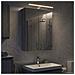 Mobiletto per specchio da bagno Grigio Sonoma 50 x 14,5 x 70 cm - Foto miniatura 4