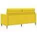 Divano con Storage Giallo Chiaro 172 x 78 x 87 cm Poliestere - Foto miniatura 6