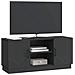 Mobile TV Nero 102 x 34,5 x 47 cm Legno ingegnerizzato - Foto miniatura 2