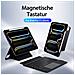 Custodia con Tastiera per Apple iPad Pro 11 - Pelle - Foto miniatura 4