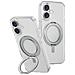 Uniq Swivix 360° Custodia Girevole Con Supporto Per Iphone 16 Plus - Trasparente - Foto miniatura 1