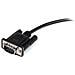 Cavo seriale diretto RS232 DB9 nero 2m - M / F - Foto miniatura 3