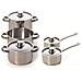 Batteria di Pentole 9 Pezzi in Acciaio Inox Mediterranea - Foto miniatura 1