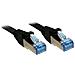Cavo Patch Cat. 6 S / FTP PIMF privo di Alogeni, nero 1m - Foto miniatura 3