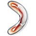 Crocco Small - Wall Lamp Red - Foto miniatura 1