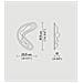 Crocco Small - Wall Lamp Red - Foto miniatura 2