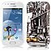 Custodia Compatibile Con Samsung Galaxy Trend Lite Con Stampa New York Cab - Hard Case Coperchio Protettivo Con Design Alla Moda - Foto miniatura 1
