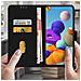 Custodia Samsung Galaxy A21s Portadocumenti Funzione Supporto Nero - Foto miniatura 3