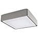 Plafoniera Da Esterno A Led Quadrata A Filo Grigio 22cm 644lm 3000k Ip65 - Foto miniatura 4