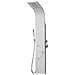 Colonna Doccia Lexus Alluminio Bianco 3 Getti Idro E Cascata H150xl20 - Foto miniatura 1