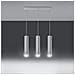3 Light Staight Bar Drop Pendant Black, Gu10 - Foto miniatura 2