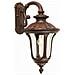 1 Lanterna Da Parete Piccola Da Esterno Luce Patina Bronzo Arrugginita Ip44, E27 - Foto miniatura 1