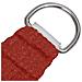 Vela Parasole 160 g / m² Rossa 2,5x3 m in HDPE - Foto miniatura 5