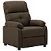 Poltrona Reclinabile Marrone in Tessuto - Foto miniatura 1