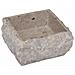 Lavandino Grigio 30x30x13 cm in Marmo - Foto miniatura 6