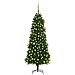 Set Albero Natale Artificiale LED e Palline Verde 240 cm PVC - Foto miniatura 1