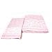 Set Asciugamano Copiola Salvietta Bagno In Spugna 100% Cotone Mod Pois Rosa - Foto miniatura 1