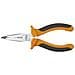 Pinza A Becchi Mezzotondi 160mm Curva Din 5745 - Foto miniatura 3