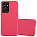 Custodia Compatibile Con Samsung Galaxy S21 Ultra In Candy Rosso - Coperchio Protettivo In Silicone Tpu Flessibile - Foto miniatura 1