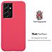 Custodia Compatibile Con Samsung Galaxy S21 Ultra In Candy Rosso - Coperchio Protettivo In Silicone Tpu Flessibile - Foto miniatura 3