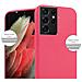 Custodia Compatibile Con Samsung Galaxy S21 Ultra In Candy Rosso - Coperchio Protettivo In Silicone Tpu Flessibile - Foto miniatura 6