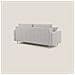 Megan Divano Letto Matrimoniale In Microfibra Smacchiabile T11 Grigio Chiaro - Foto miniatura 3