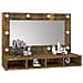 Mobile A Specchio Con Led Rovere Fumo 90x31,5x62 Cm - Foto miniatura 5