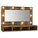 Mobile A Specchio Con Led Rovere Fumo 90x31,5x62 Cm - Foto miniatura 1