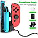 Stazione Di Ricarica Joy-con Per Nintendo Switch Per 4 Controller Di Gioco - Foto miniatura 7