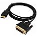 Cavo Adattatore Da Hdmi A Dvi 24+1 Schermo Display Scheda Video Pc Monitor - Foto miniatura 2