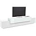 Mobile Porta Tv Nico, Credenza Bassa Da Soggiorno, Base Porta Tv, 100% Made In Italy, Cm 240x45h52, Bianco Lucido - Foto miniatura 2