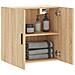 Armadietto A Muro Rovere Sonoma 60x31x60 Cm Legno Multistrato - Foto miniatura 3