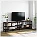 Mobile Tv Rovere Marrone 180x30x50cm Legno Multistrato Metallo - Foto miniatura 1