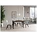 Tavolo Apribile 120x45/90 Cm Paxon Double Telaio Antracite - Noce - Foto miniatura 2